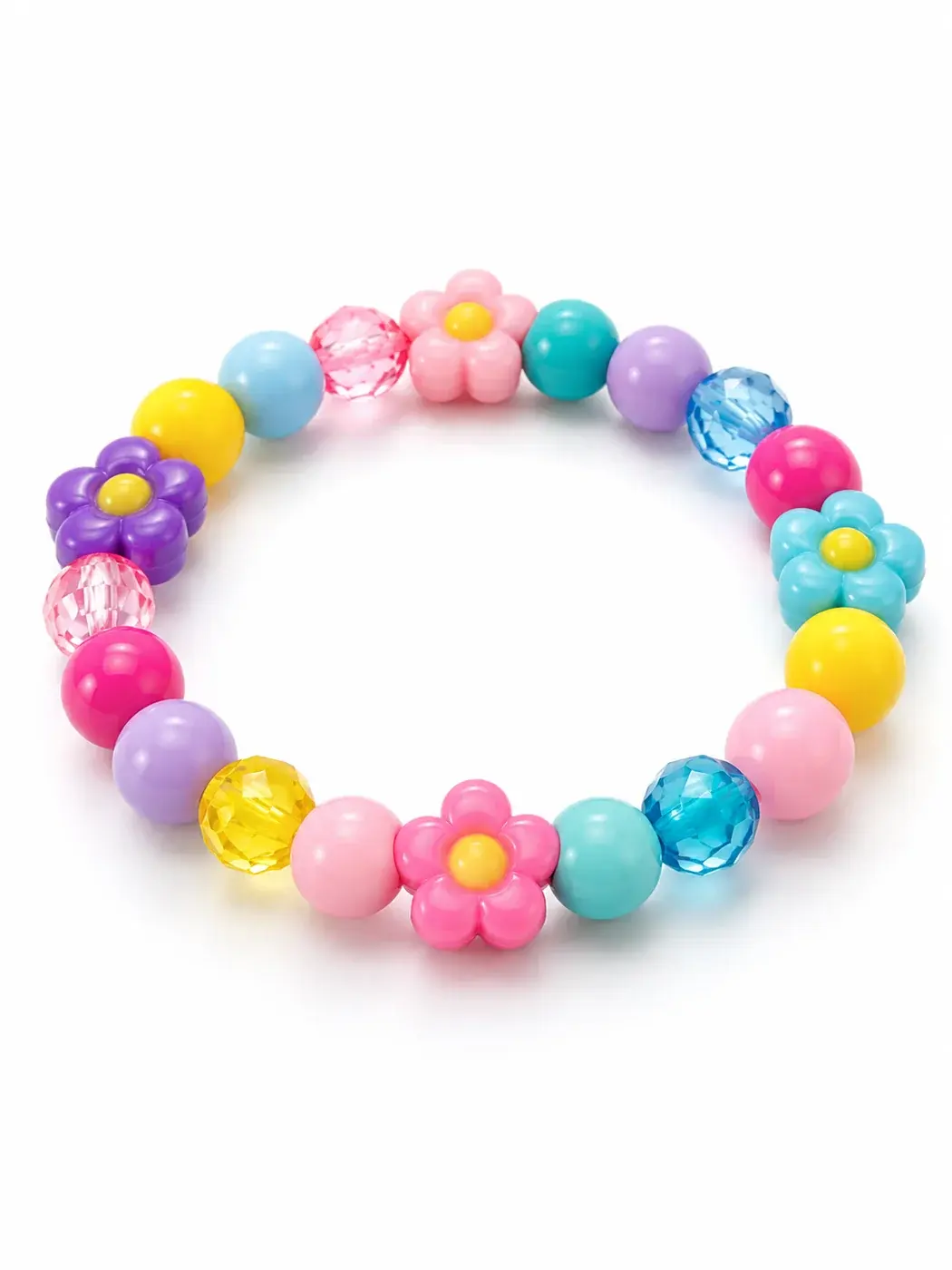 Bracelet de perles Friends finalisé, couleurs corrigées
