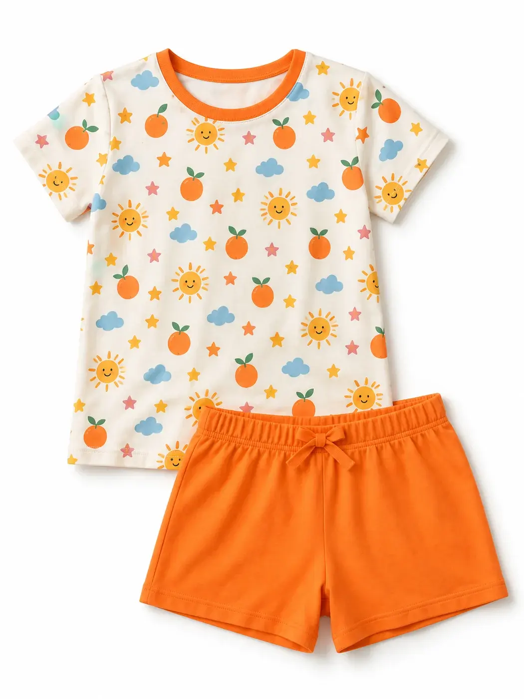 Pyjama vert et orange, second visuel source