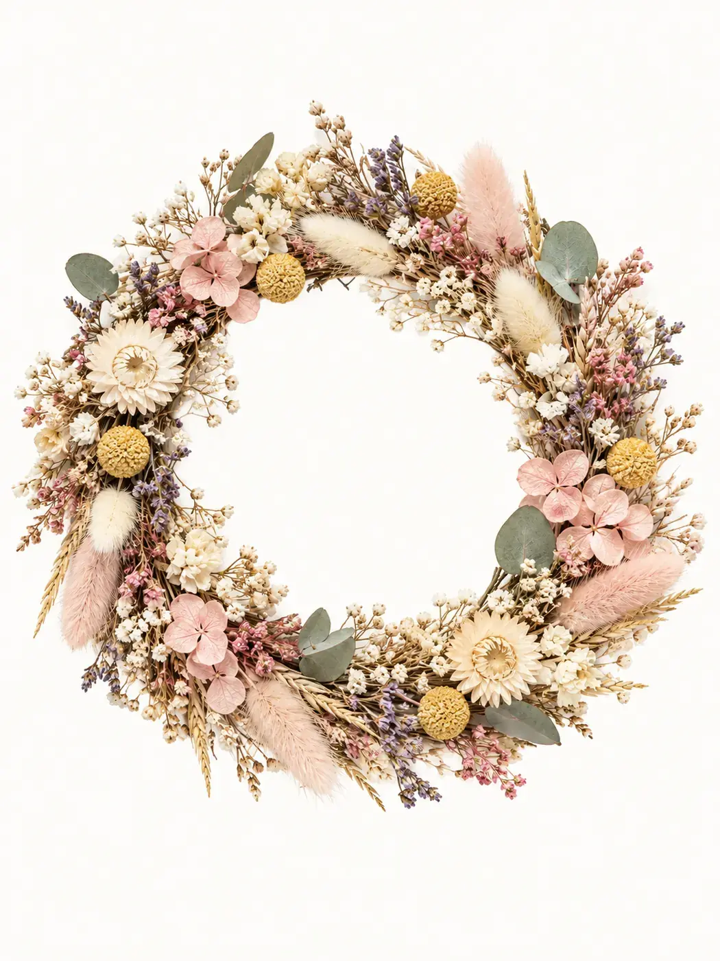 Couronne de fleurs, fichier source avant ajout d'ombre