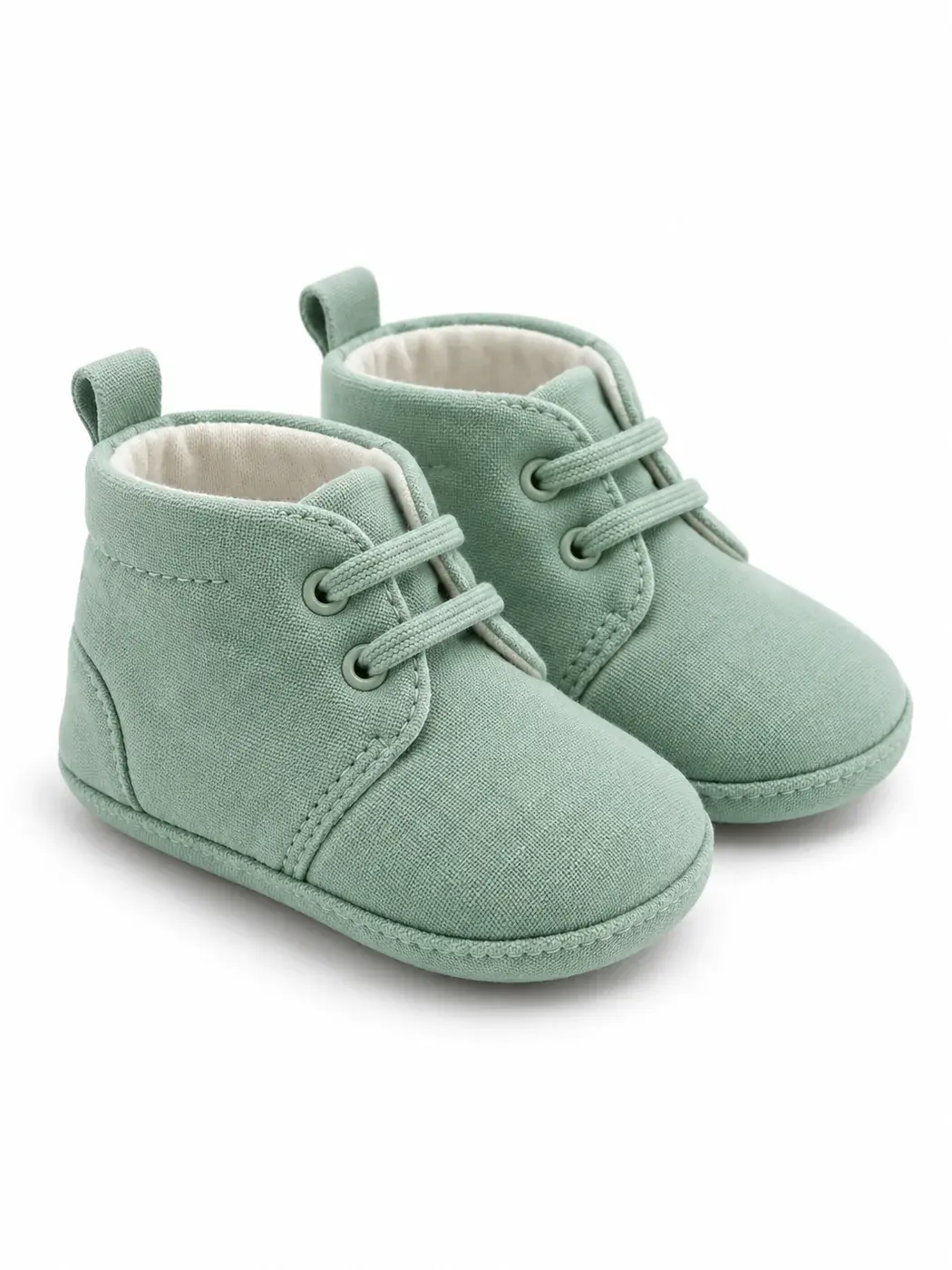 Chausson bébé finalisé, imperfections supprimées